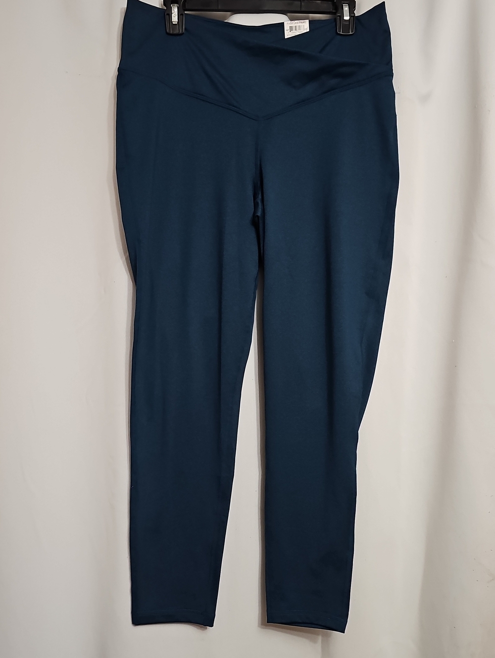 Jenni On Repeat Leggings High Rise Crossover Wide Waistband XL Legion Blue New